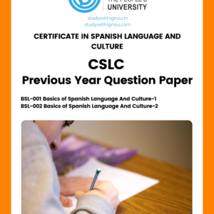 Certificate in Spanish Language & Culture (CSLC)