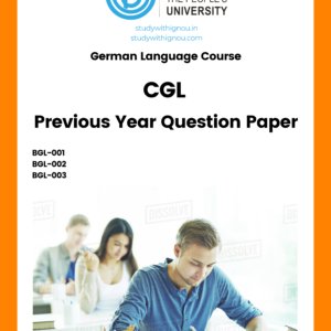 Certificate in German Language (CGL)