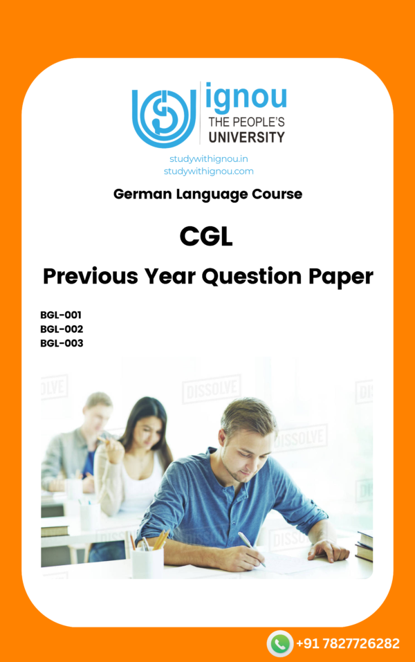 Certificate in German Language (CGL)