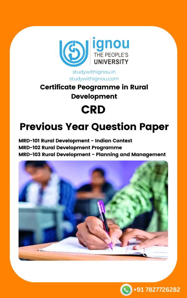 Certificate in Rural Development (CRD)